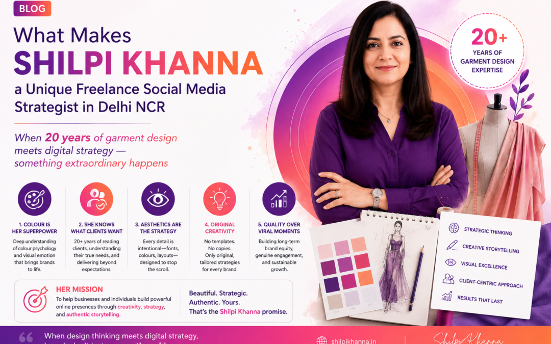 What Makes Shilpi Khanna a Best Social Media Strategist in Delhi NCR 
